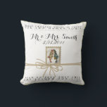 Joined For Life Personalised Wedding Pillow<br><div class="desc">A beautiful gift for any Bride and Groom. Perfect for a beautiful wedding gift,  or for a romantic anniversary gift.</div>