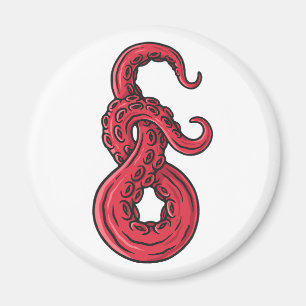 Joined tentacles magnet
