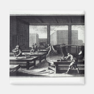 Joiner's workshop magnet