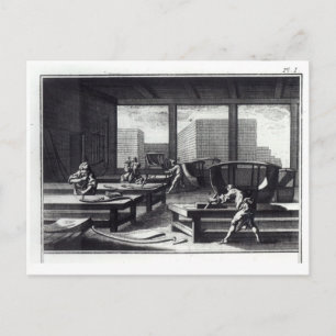 Joiner's workshop postcard