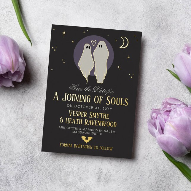 Joining of Souls Halloween Wedding Save the Date (Creator Uploaded)