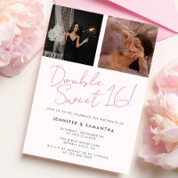 Joint Birthday Double Celebration Pink Sweet 16