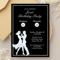 Joint Birthday Party Adults Diamond Dance Couple