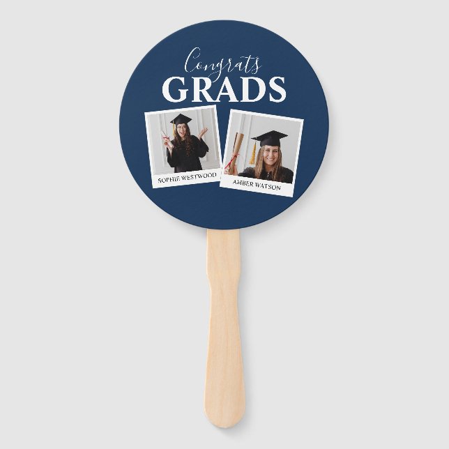 Joint Graduation | 2 Photo Hand Fan (Front)