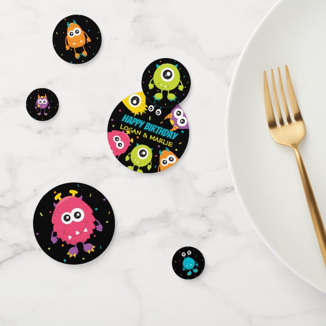 Joint Monster Birthday Party Confetti (Group)
