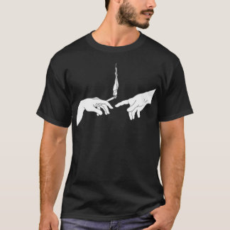 Joint Pass Michelangelos The Creation of Adam Line T-Shirt