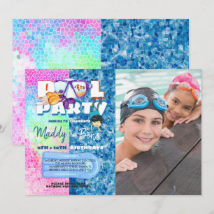 Joint Pool Party Invitation