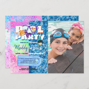 Joint Pool Party Invitation