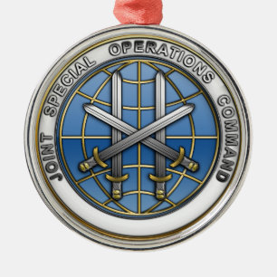 Joint Special Operations Command Metal Tree Decoration