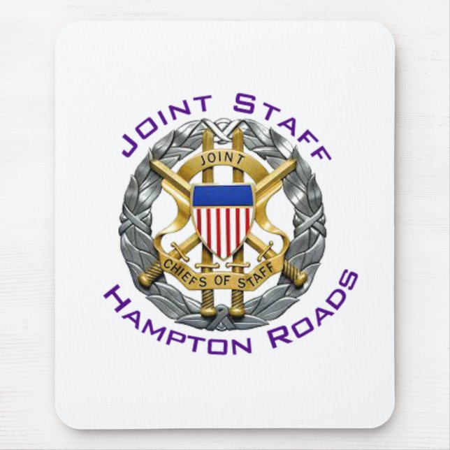 Joint Staff-Hampton Roads Mousepad (Vertical) (Front)