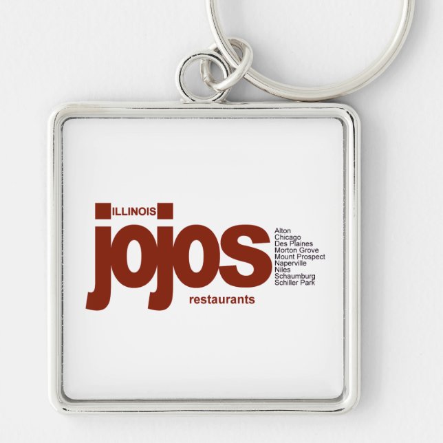JOJOS Restaurants in Illinois Key Ring (Front)