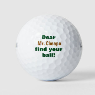Joke balls Personal name Golf Balls funny