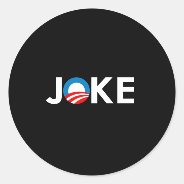 JOKE CLASSIC ROUND STICKER (Front)