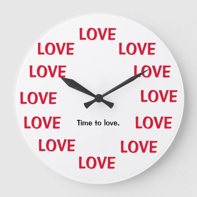 Joke Clocks The Time to Love Joke Clock (Front)