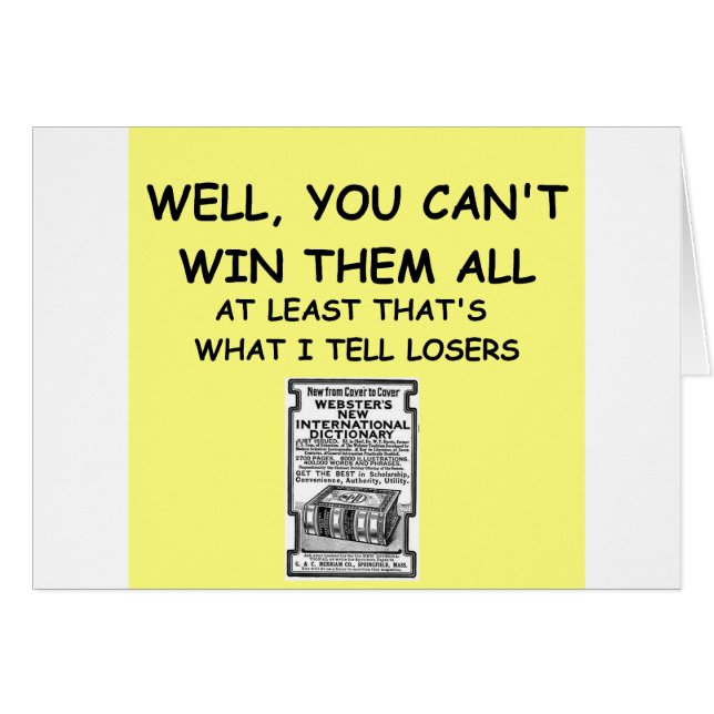 joke for winners! (Front Horizontal)