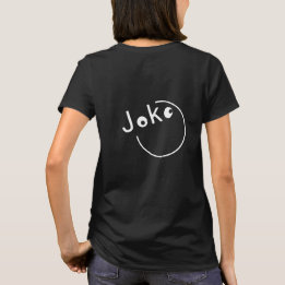 Joke Hello Moving White Fun Typography Faces T-Shirt