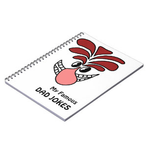Joke Keeper Funny Face Changeable text Notebook