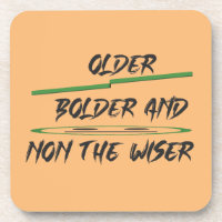 Joke message about age graphics and words