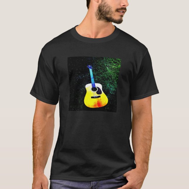 JokeAppTvMusic Guitar T Shirt (Front)