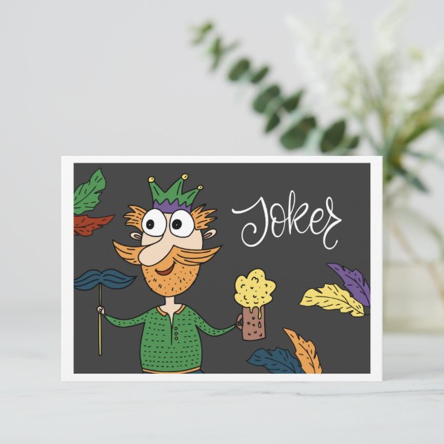 Joker Card (Standing Front)