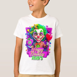 Joker Clawn Birthday Kids Gifts Illustration T-Shirt