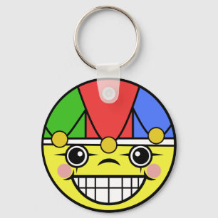 Joker Face Key Ring