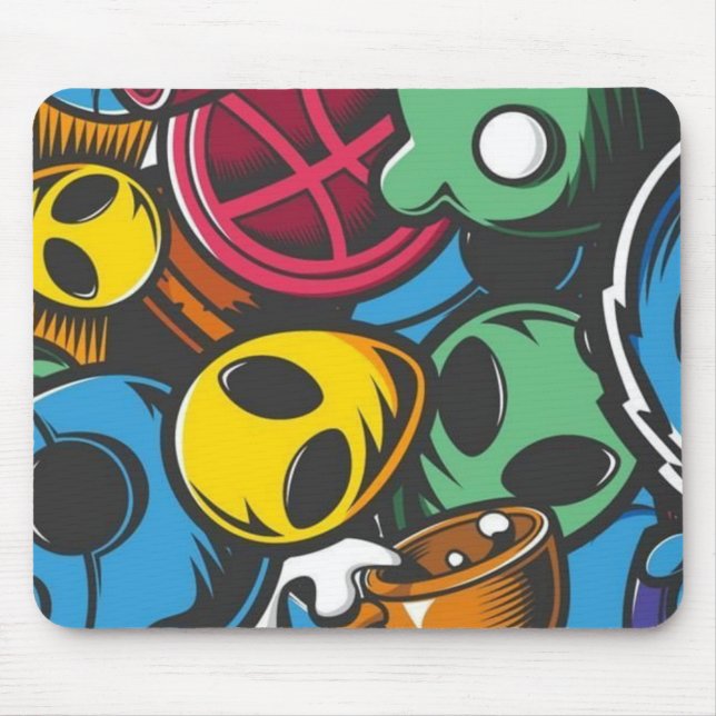 Joker Graffiti  Mouse Pad (Front)