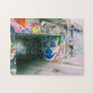 Joker Graffiti -Street Art -Milan - 11x14 -252 pc Jigsaw Puzzle