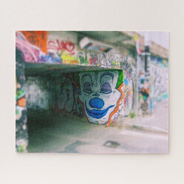 Joker Graffiti -Street Art -Milan -16x20 - 520 pc Jigsaw Puzzle (Horizontal)