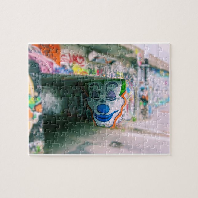 Joker Graffiti - Street Art - Milan -8x10 - 110 pc Jigsaw Puzzle (Horizontal)