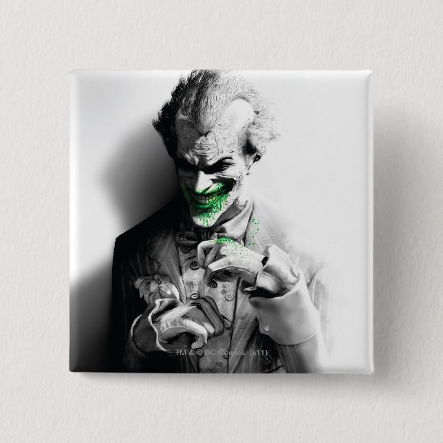 Joker Key Art 15 Cm Square Badge (Front)