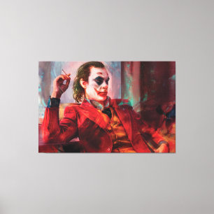 joker movie Premium Wrapped Canvas (Gloss)