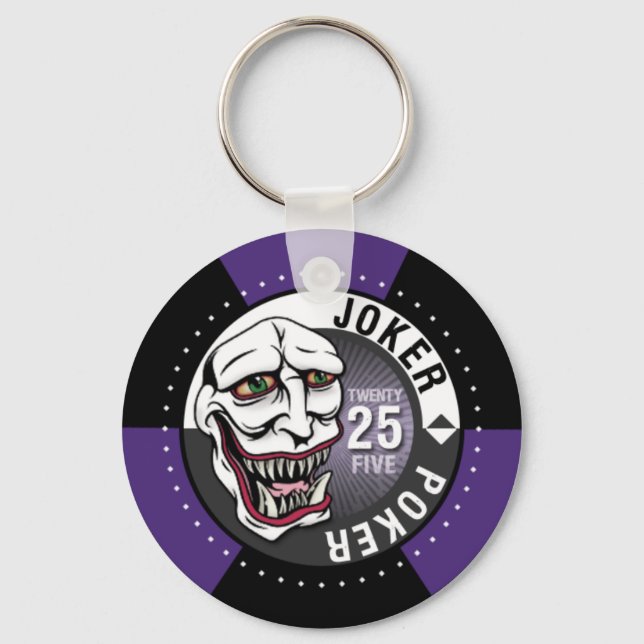 Joker Poker Keychain (Front)