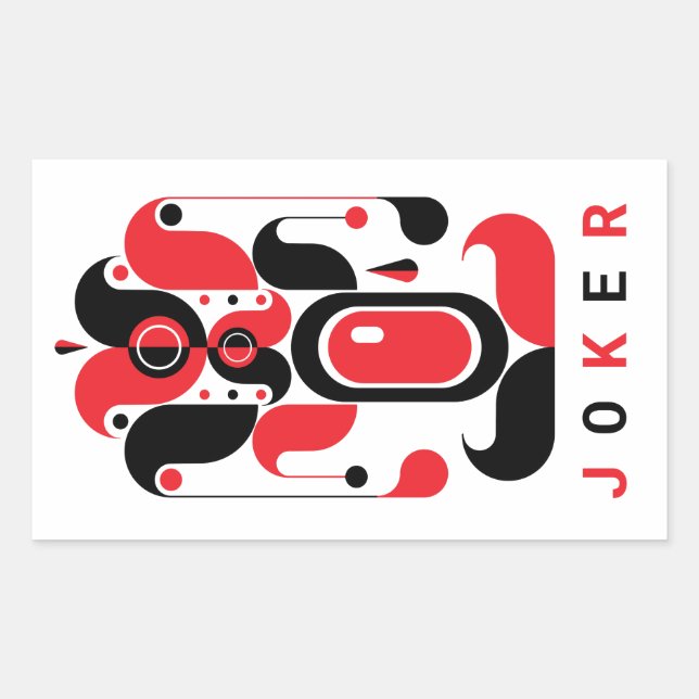 JOKER RECTANGULAR STICKER (Front)
