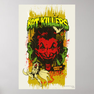 Joker Retro Comic Book Montage Poster