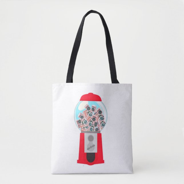 Jokerball Gum Machine Tote Bag (Front)