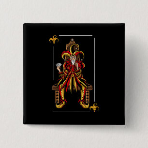 Jokers Wild 15 Cm Square Badge
