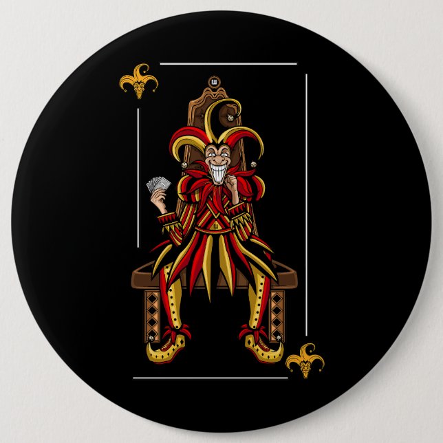 Jokers Wild 6 Cm Round Badge (Front)