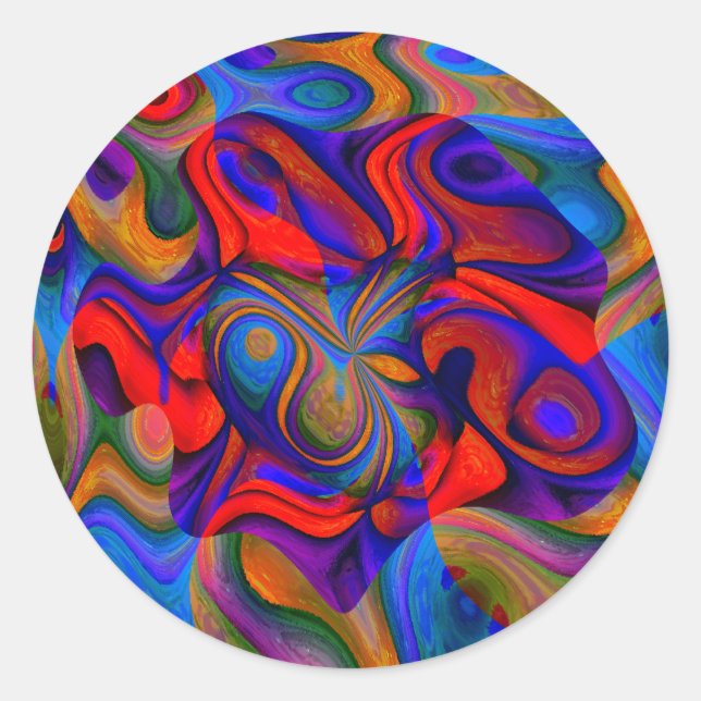 Jokers Wild Classic Round Sticker (Front)