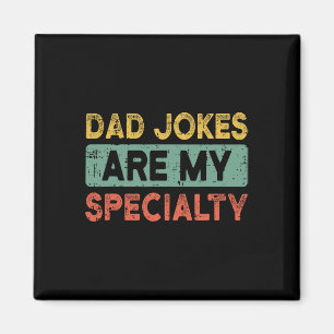 Jokes Fathers Day Retro Funny Papa Grandpa Men Magnet