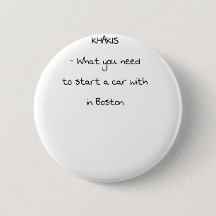 Jokes from Boston 6 Cm Round Badge