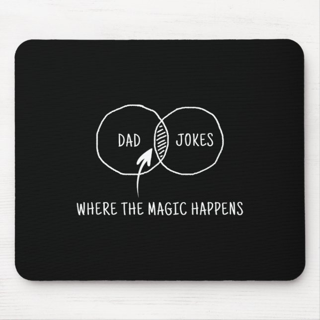 Jokes Where The Magic Happens  Mouse Pad (Front)