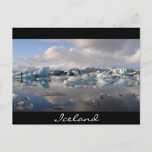 Jokulsarlon glacier lake in Iceland Postcard (Front)