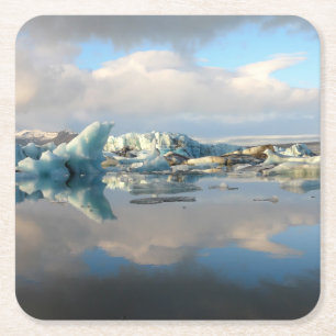 Jokulsarlon iceberg lake reflection coaster