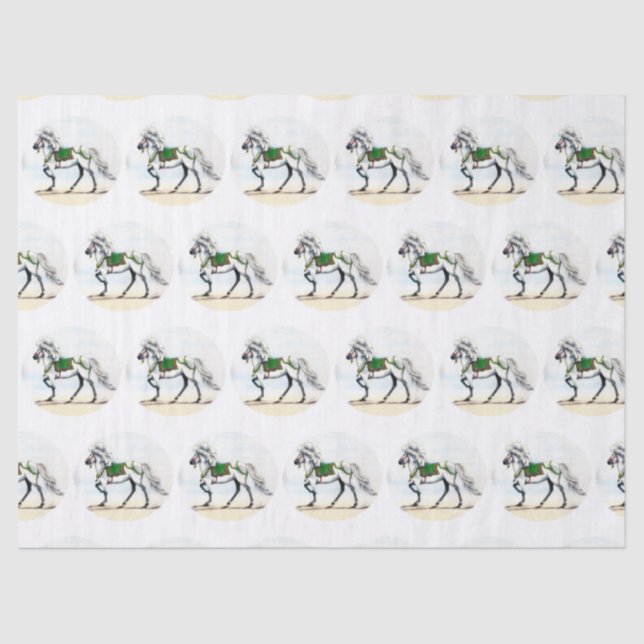 Jol Holiday Icelandic Horse Tissue Paper (Front)