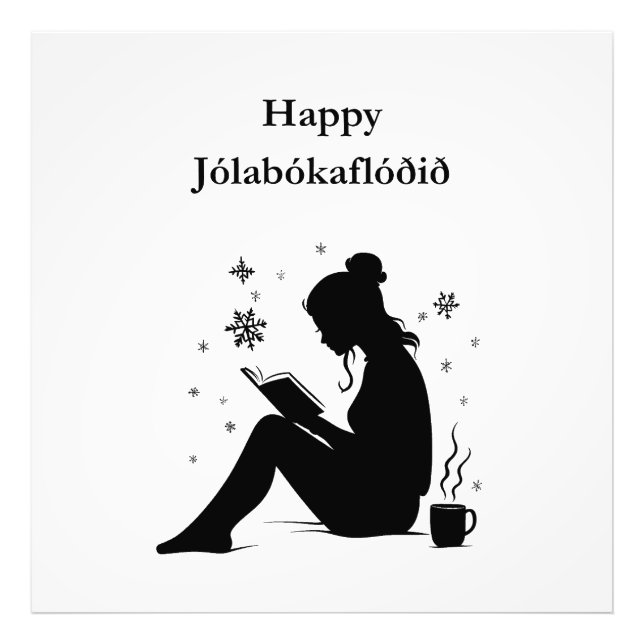 Jolabokaflod - Iceland Book Flood Photo Print (Front)