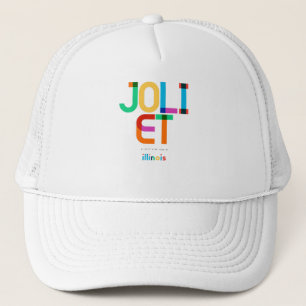 Joliet Illinois Mid Century, Pop Art, Trucker Hat