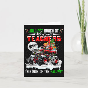 Jolliest Bunch 8th Grade Teachers Hallway Monster  Card