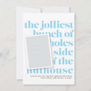 Jolliest Bunch Holiday Tradition Portrait Front Invitation