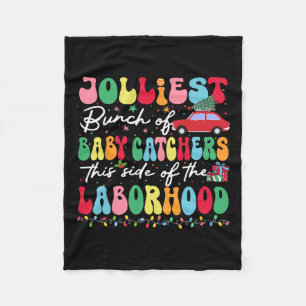 Jolliest Bunch Of Byby Catchers Fleece Blanket